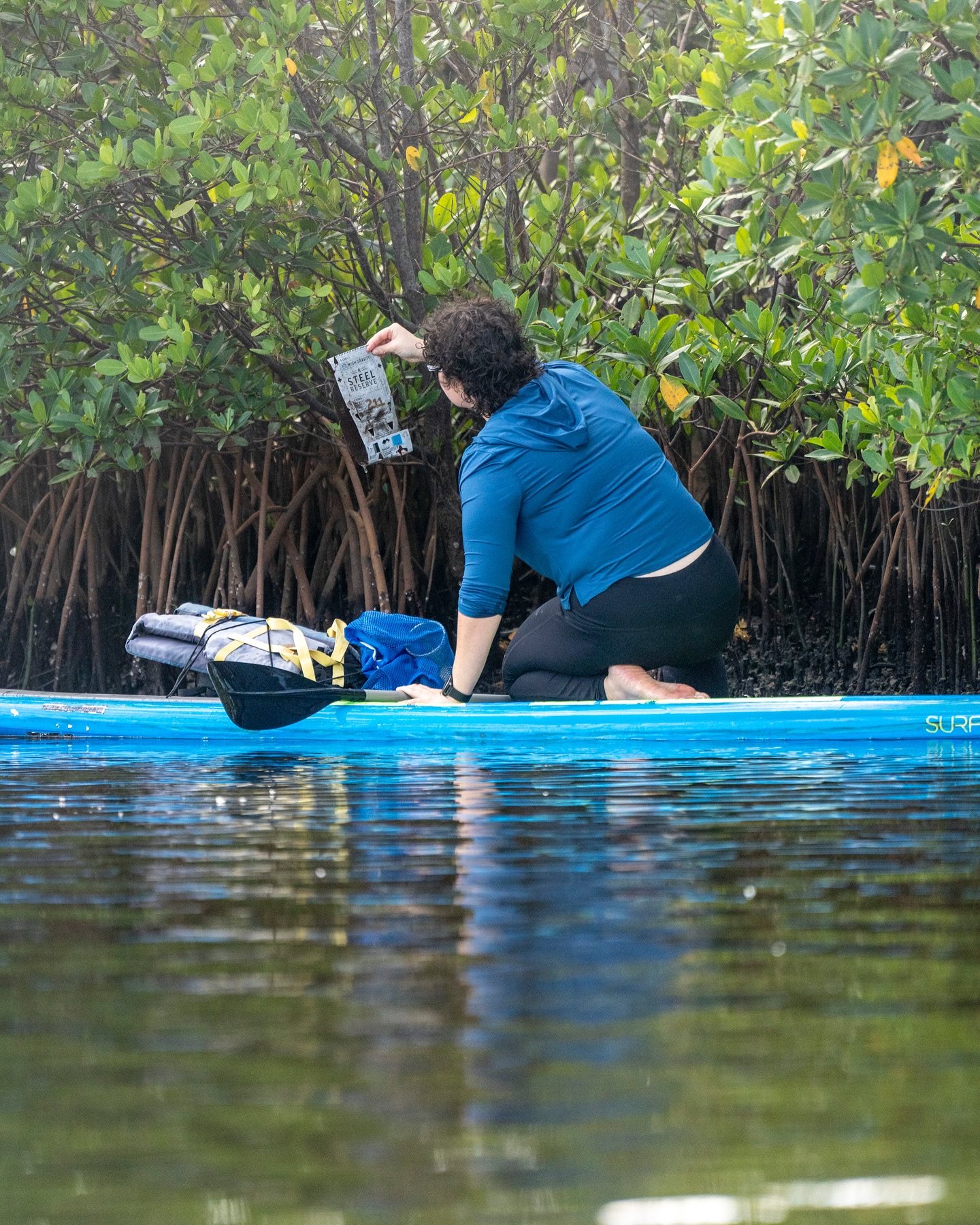 Thank you @jewishpalmbeach and @bluelinesurf_paddleco for a great morning paddle boarding in Jupiter and cleaning up the…