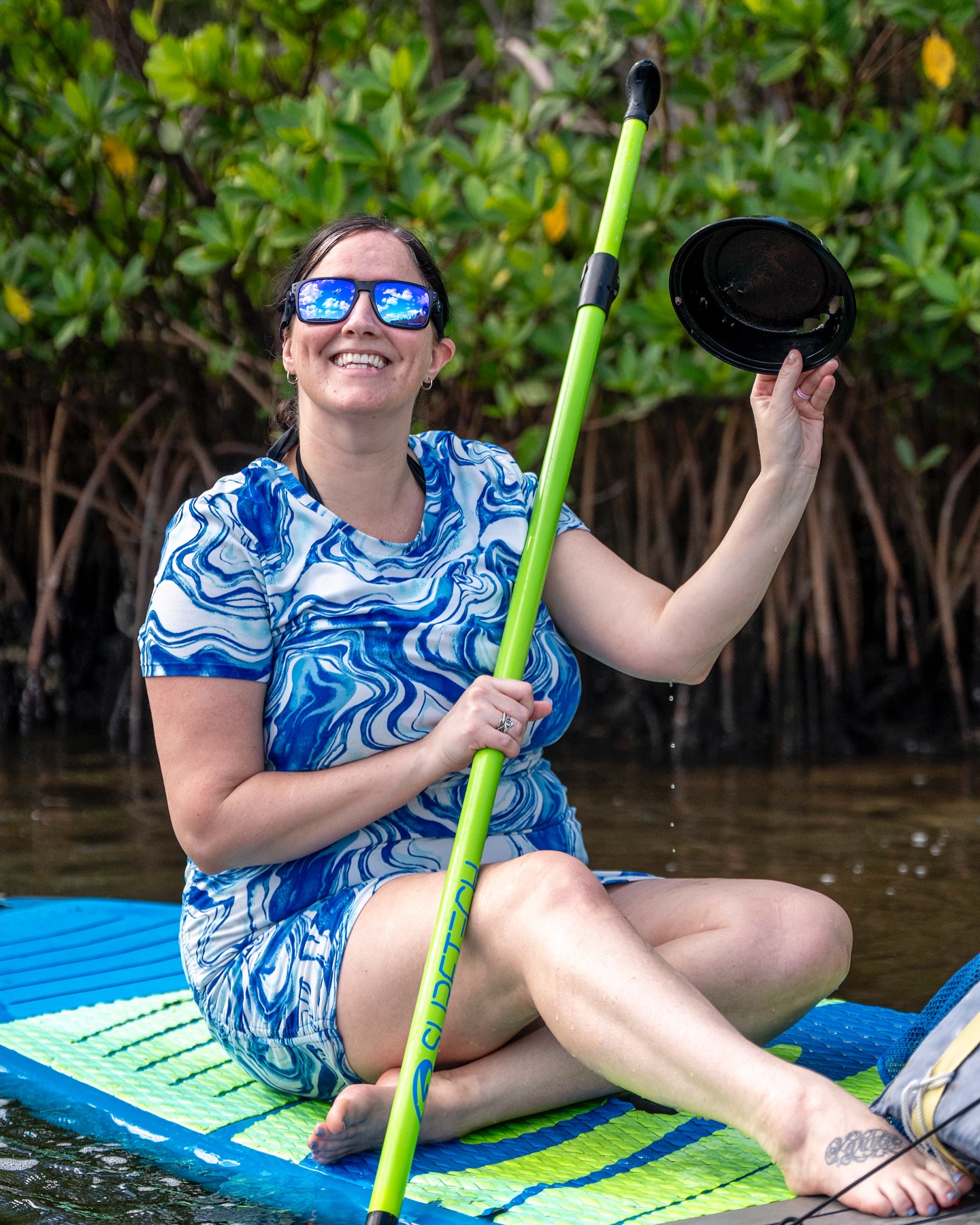 Thank you @jewishpalmbeach and @bluelinesurf_paddleco for a great morning paddle boarding in Jupiter and cleaning up the…